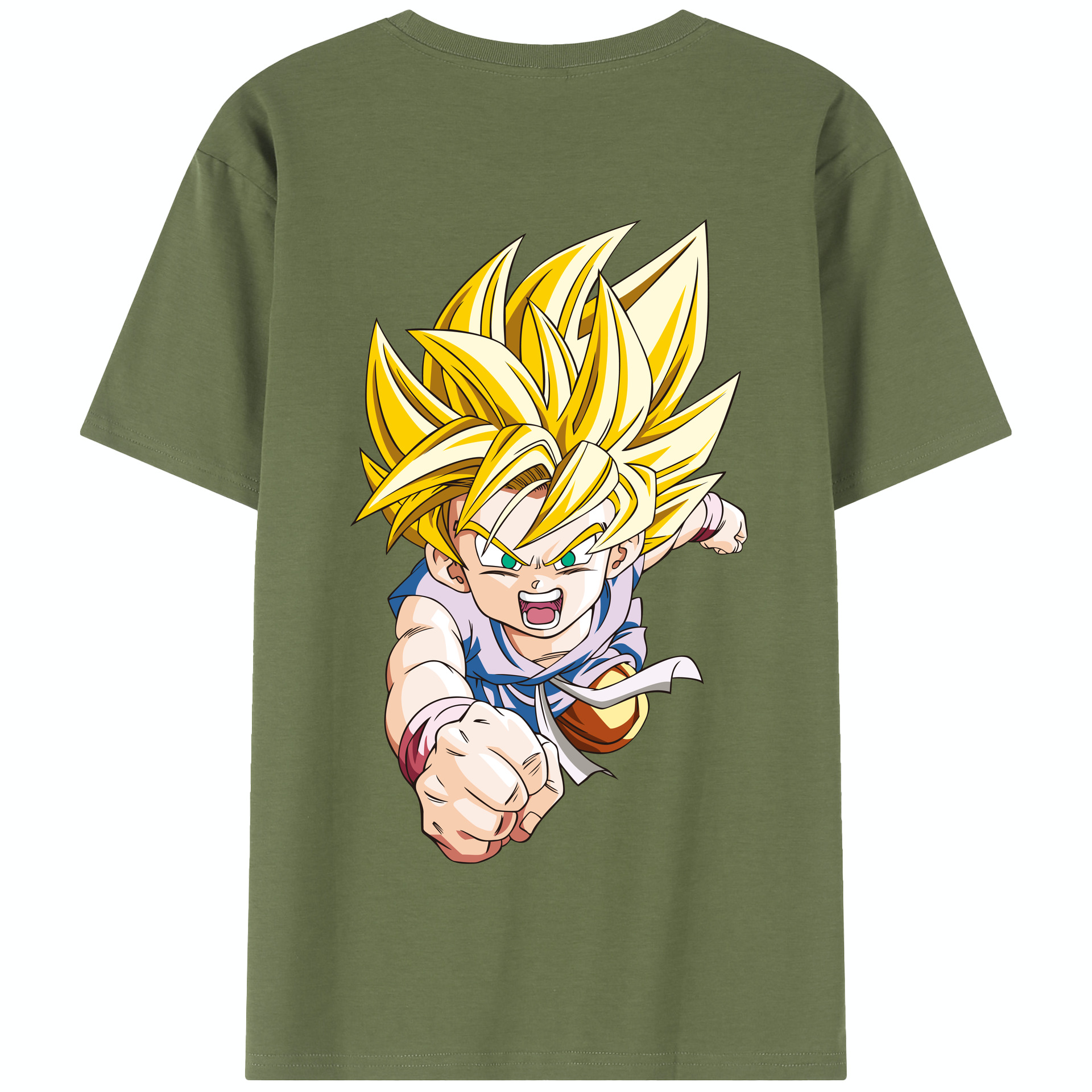 （画像用） ドラゴンボール ベジット DRAGON BALL Vegetto 綿100％半袖Tシャツ（背面プリント）